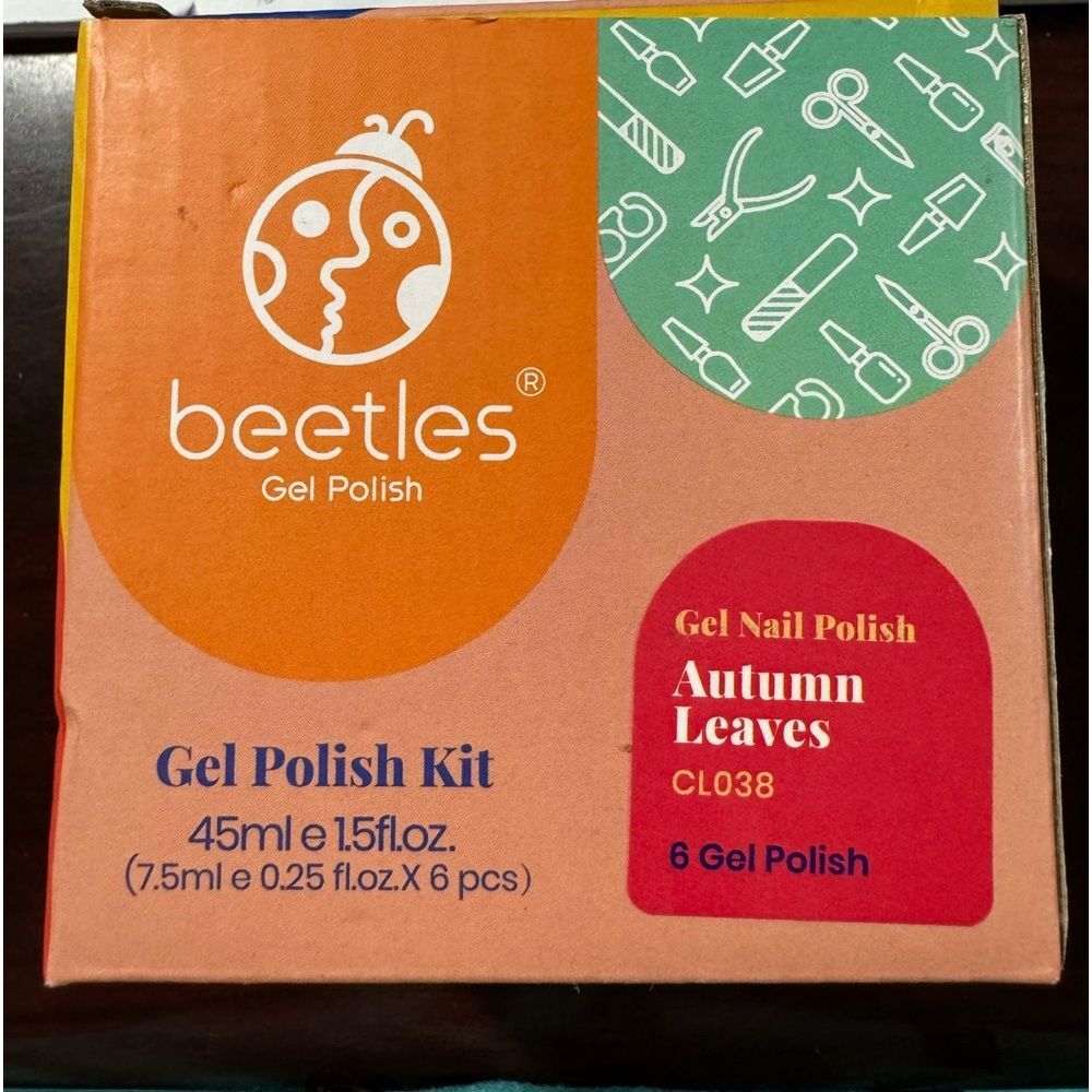 BEETLES Gel Polish Kit Autumn Leaves CL048 6 Gel Polish 45ml 1.5 fl oz